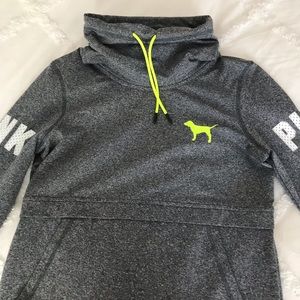 PINK Loose Turtleneck Pullover